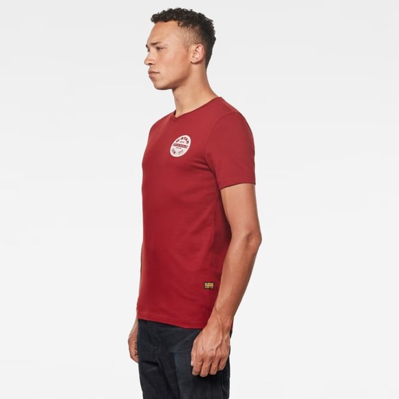 DRY RED ORIGINALS LOGO SLIM T-SHIRT - Picture 3 of 9